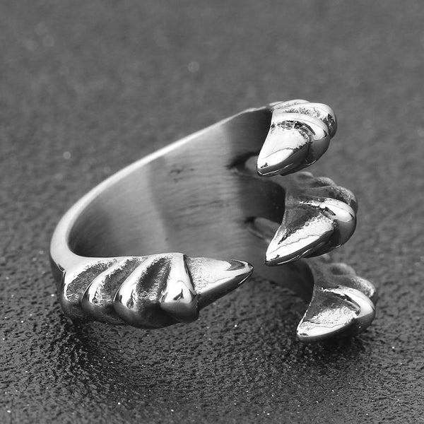 Presentski Men's Themed Ghost Claw Horror Ring