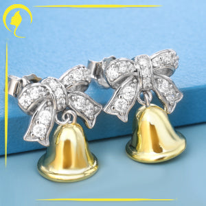 The best gift for Christmas-bell stud earrings