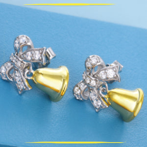 The best gift for Christmas-bell stud earrings