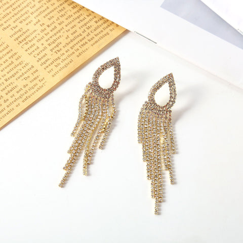 [Long Earrings Set TKHP-LE01] Presentski Fashion Dangle Long Earrings Choose Your Style