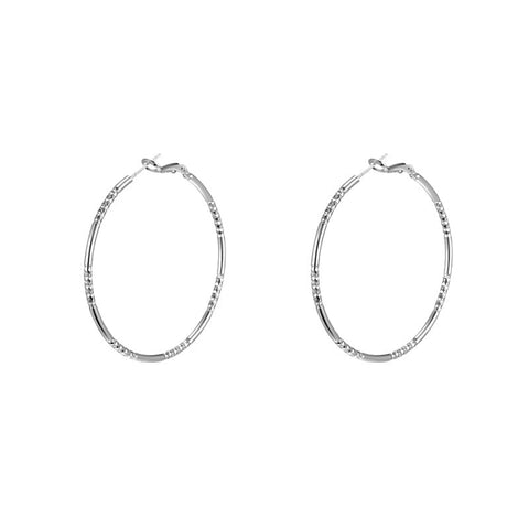 Presentski Large Circle Earrings Women's Fashion Design Temperament Earrings TE098