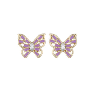 Presentski Hollow Butterfly Earrings Fairy Temperament Versatile Earrings TE185