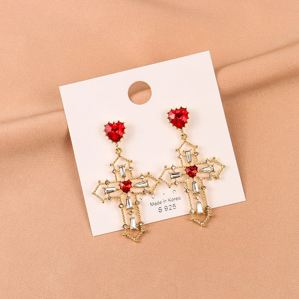 [Long Earrings Set TKHP-LE01] Presentski Fashion Dangle Long Earrings Choose Your Style