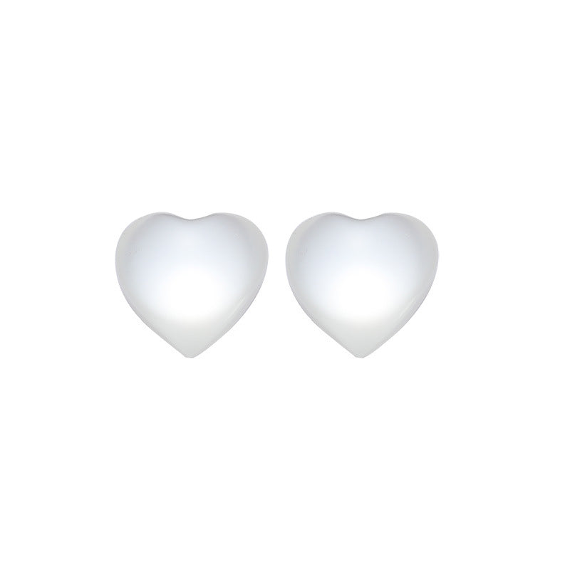 [TE253] Presentski Vintage Opal Love Earrings Lovely Sweet Simple Earrings