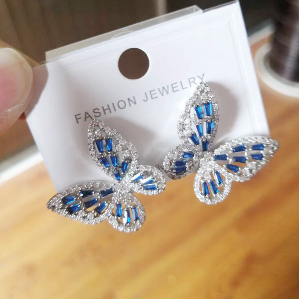 [Butterfly Earrings Set TKHP-TE287] Presentski Colorful Butterfly Earrings