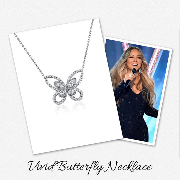 Butterfly Clavicle Chain Sterling Silver Necklace