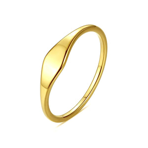 Presentski Simple Style Smooth Ring for Women Girls