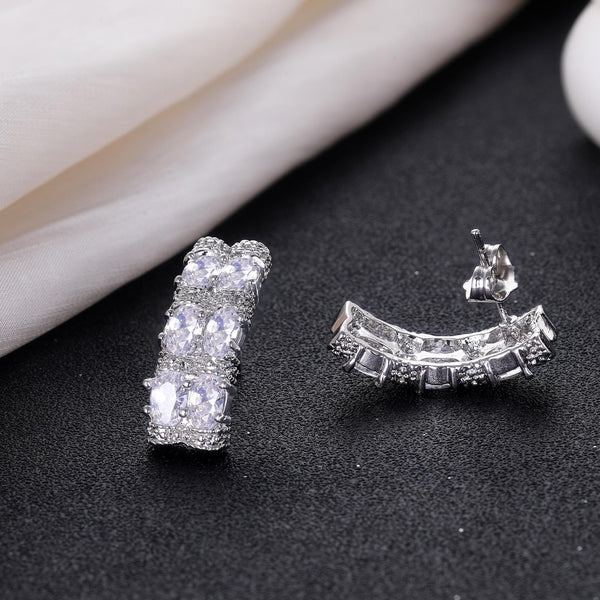 Presentski Elegant Cuff Wrap Stud Earrings