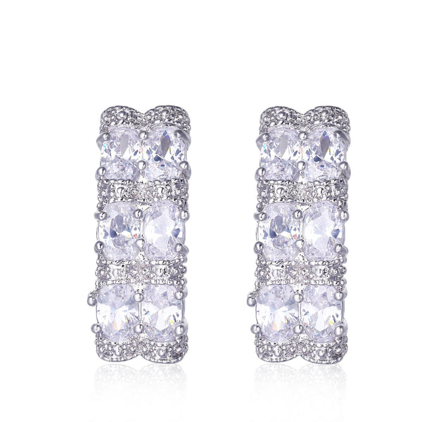 Presentski Elegant Cuff Wrap Stud Earrings