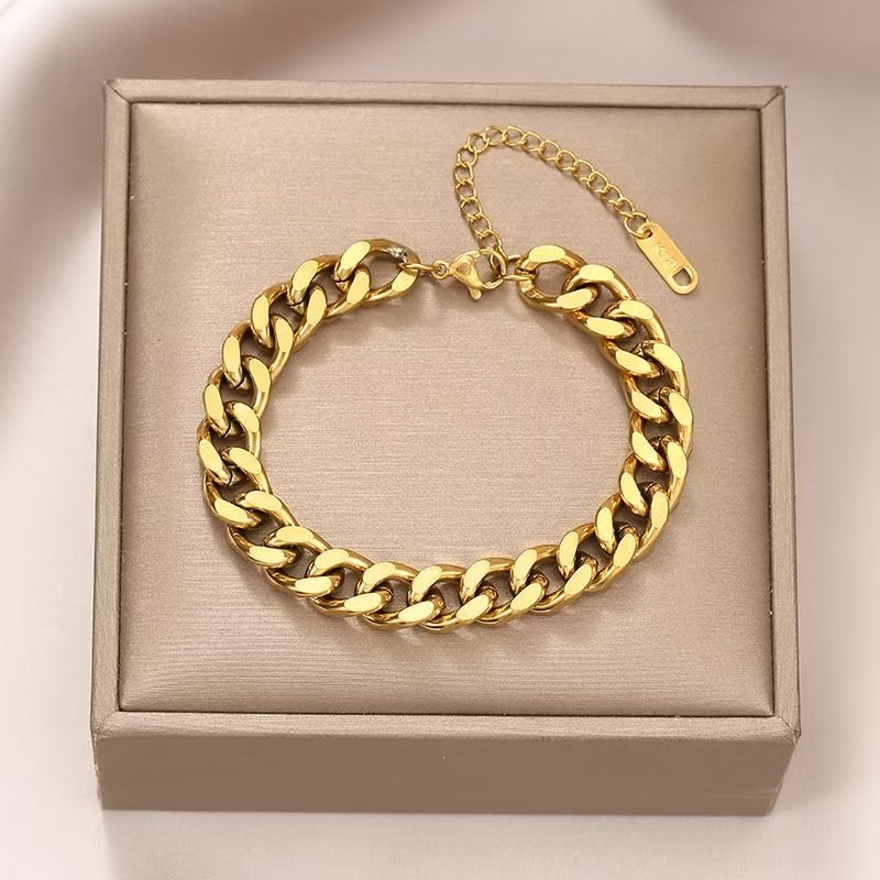 [TB059] Presentski Coarse Fried Dough Twist Chain Bracelet for Women