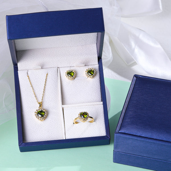 Presentski Heart Jewelry Set with Gift Box T3S017